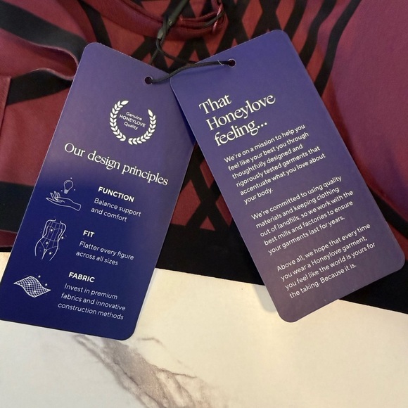 Honeylove Burgundy Silhouette Bra - Picture 10 of 11